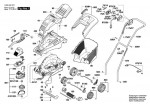 Bosch 3 600 H81 B71 ROTAK 37 Lawnmower Spare Parts